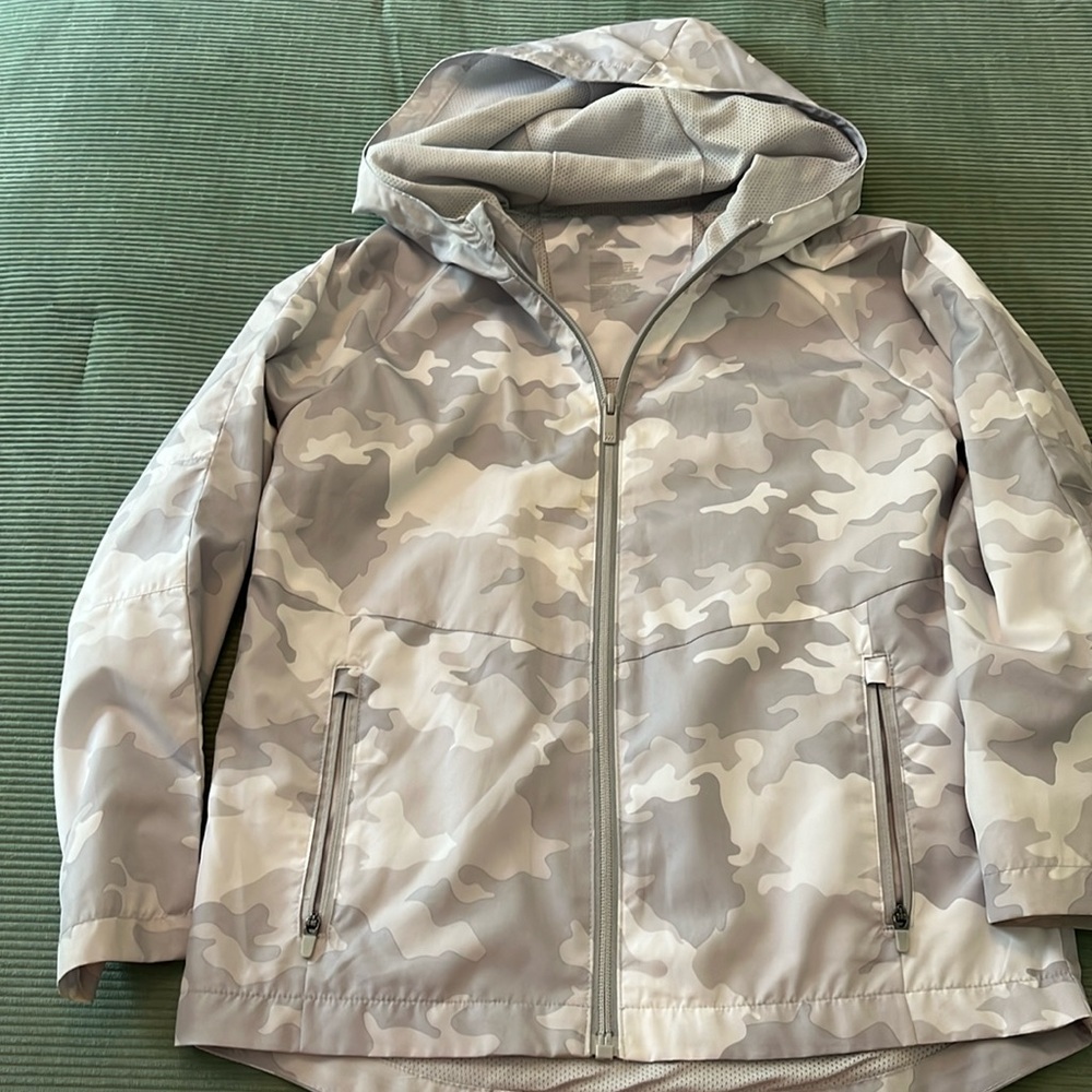 Camo windbreaker